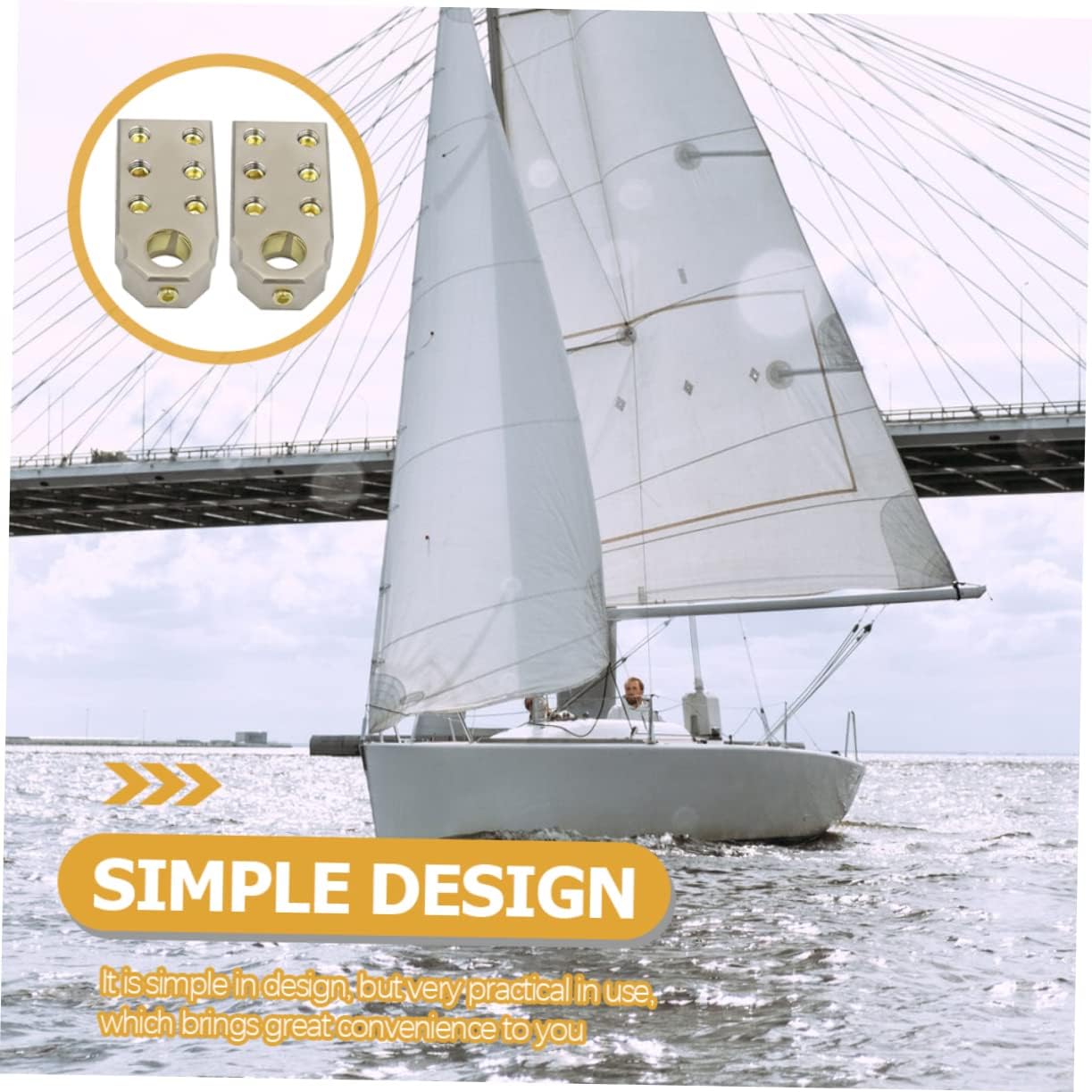 Mikinona Car Battery Connector 6x00 Set Quick Release Terminal Clamps for Automotive Use Compatible Vehicles Heavy-Duty Battery Cable Terminals