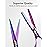 ULG Professional Hair Scissors Kit Right-Hand Razor Edge Barber Scissors Salon Hair Cutting Shears Made of Japanese Stainless Steel, Hand Sharpened 6.5 inch Rainbow