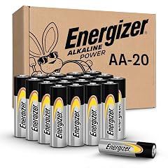 Energizer AA Batteries Alkaline Power 20 Count Alkaline Double A Battery Pack
