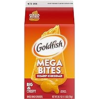 Vista 10 de Pepperidge Farm Goldfish Baked Snack Crackers, queso cheddar, 1 onza, paquete de 60