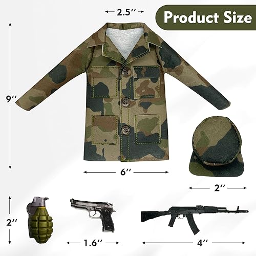 Miniatura 3 de WJPOPHN Bolsas de regalo de vino de fieltro, estilo militar con impresiones de pistola, granadas y rifles, perfectas para regalar botellas de vino