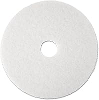 Vista 1 de 3M 08484 Super Polish Floor Pad 4100, 20 pulgadas de diámetro, blanco, 5/cartón