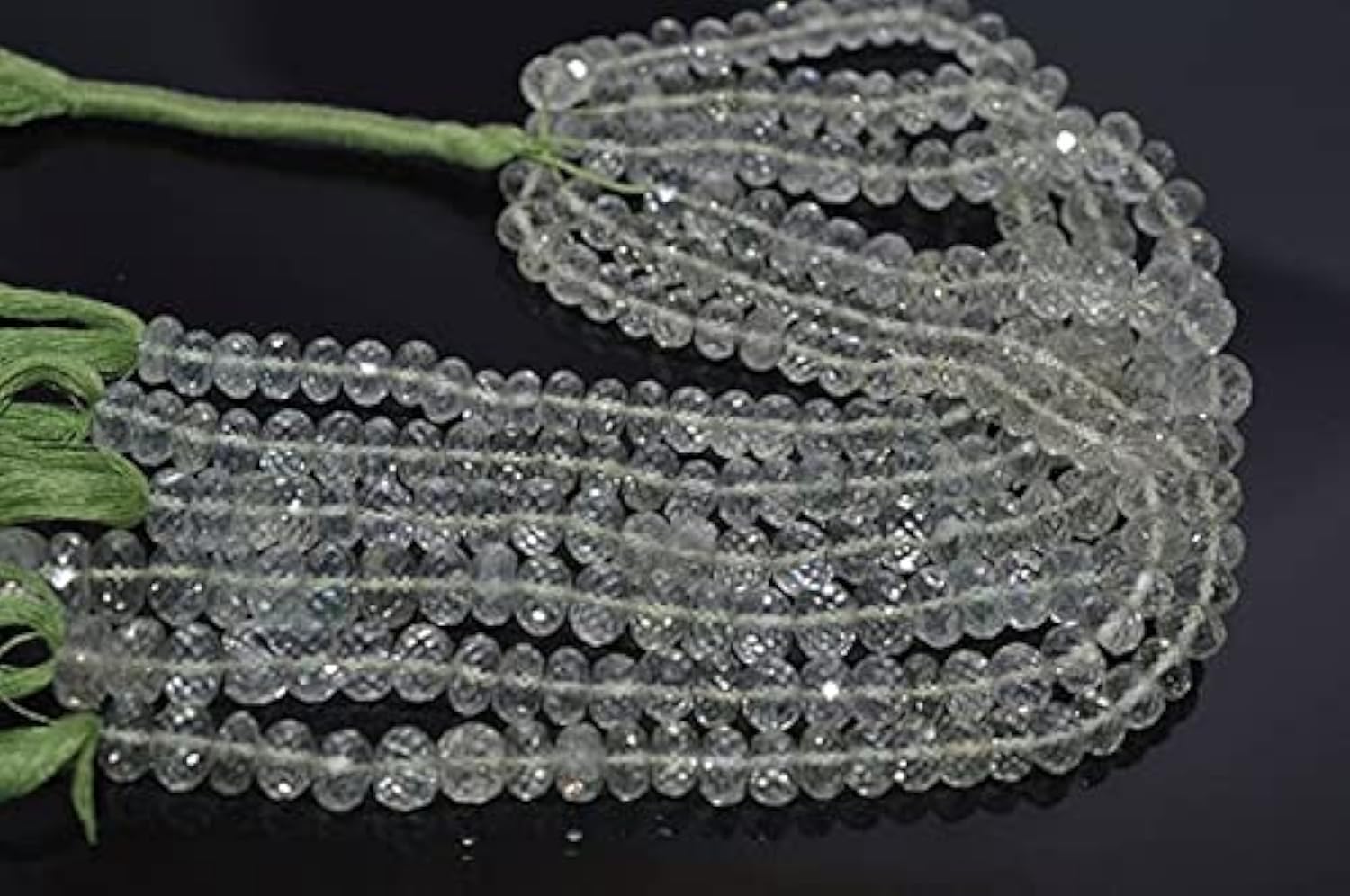 Améthyste verte facettée LKBEADS perles naturelles pour créer vos bijoux d'été bohèmes