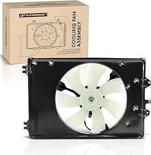 A-Premium A/C Condenser Fan Assembly Compatible with Select Honda Models - Pilot 2009-2015 3.5L, AWD Only - Replace# 38611... Price In India