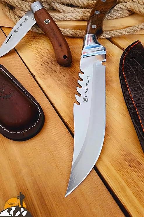 Ceviz Sap Outdoor Kamp Bıçağı Çakısı Piknik Bıçak Çakı Mutfak Şef Bıçağı Kılıflı (Kmp-01)