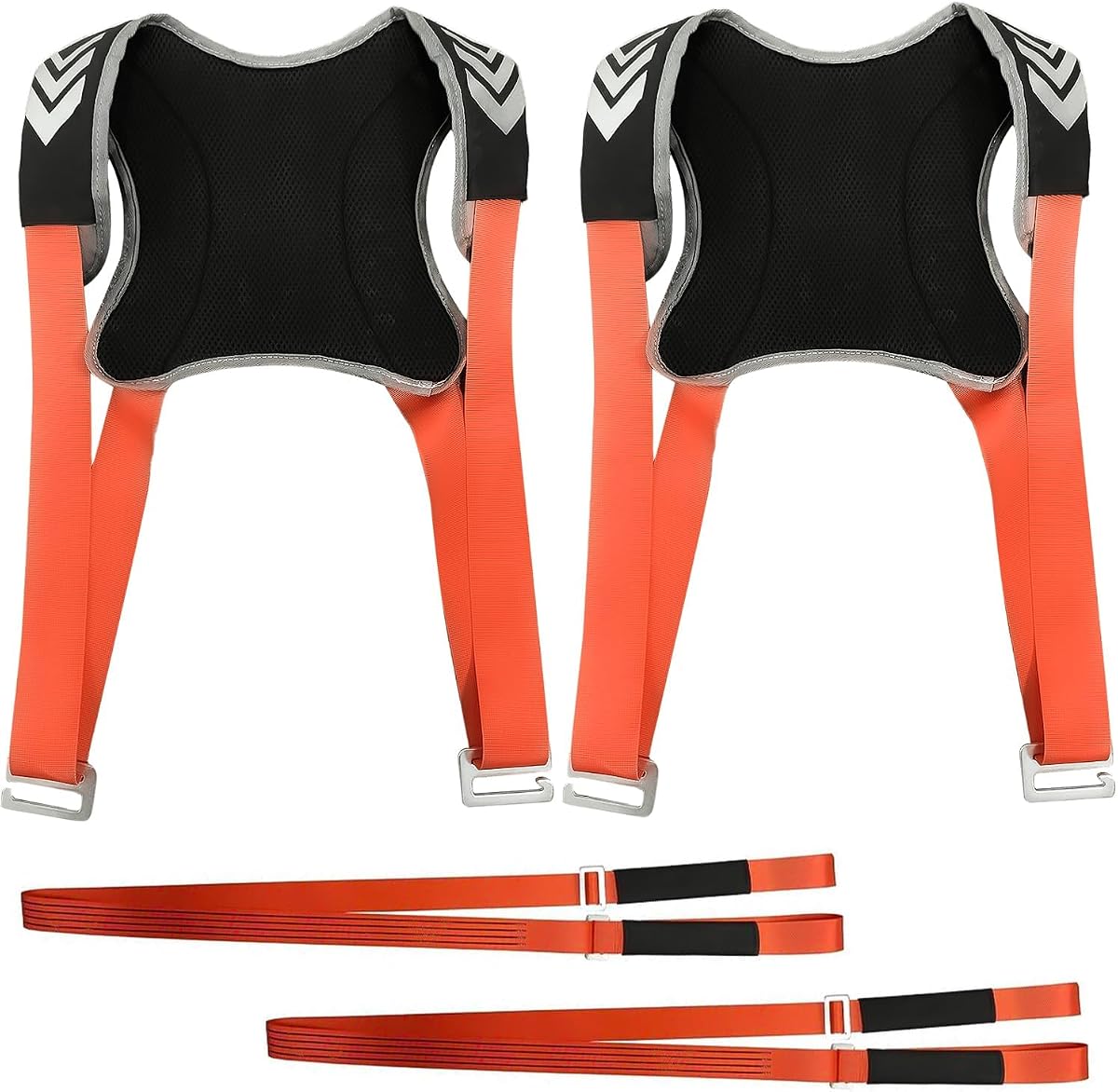 4 Stück Tragehilfe Tragegurte Umzug, Polyester Moving Straps Tragegurte für Möbelpacker, Mehrzweck Umzugshilfe Möbeltragegurte, Doppelt Shoulder Dolly Transportgurte, Geeignet für Mobile Möbel