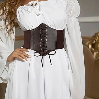 Amazon | [Mipopkct] レースアップ 海賊コルセット レディース