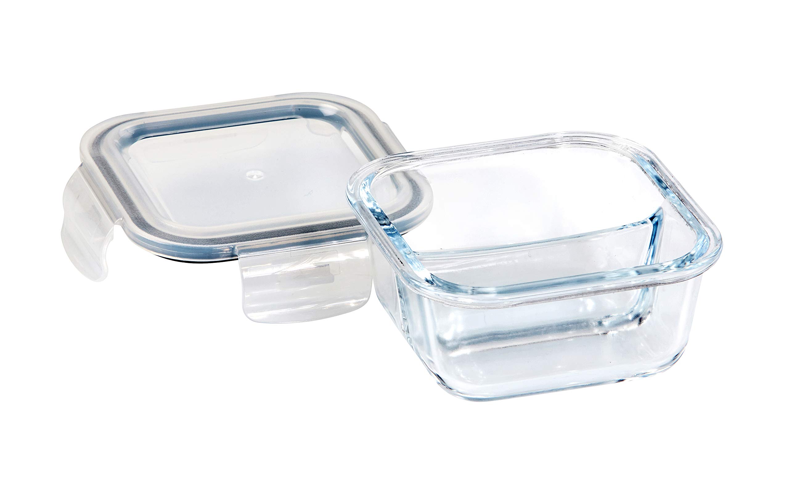 Wiltshire 300ml Square Glass Storage Container (2 dividers)