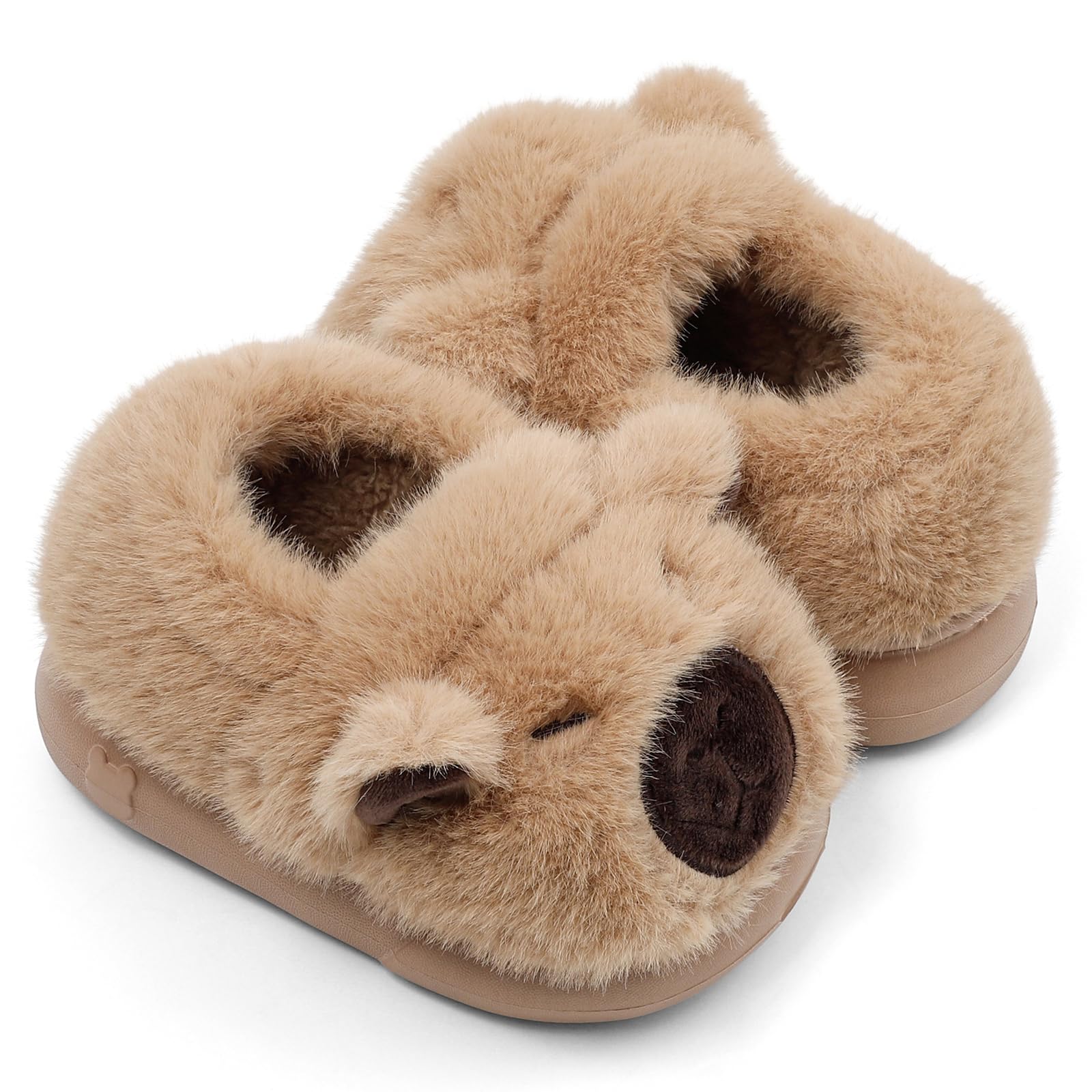 MASOCIO Pantofole per Bambini Peluche Invernali Scarpe Cartoni Animati Ciabatte Chiuse da Casa Antiscivolo