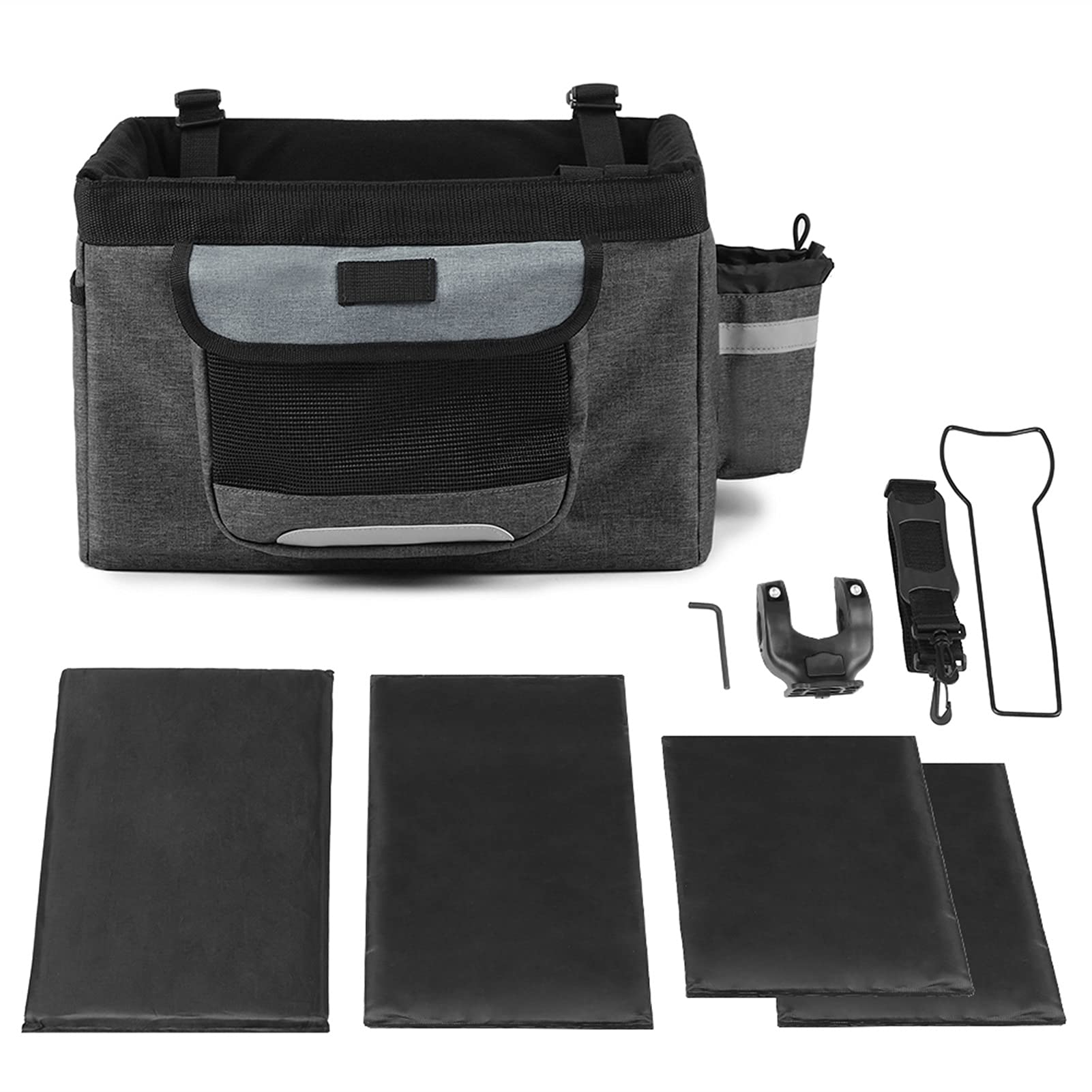 Panier avant pour vélo caisse pliable 10kg pour sac de transport