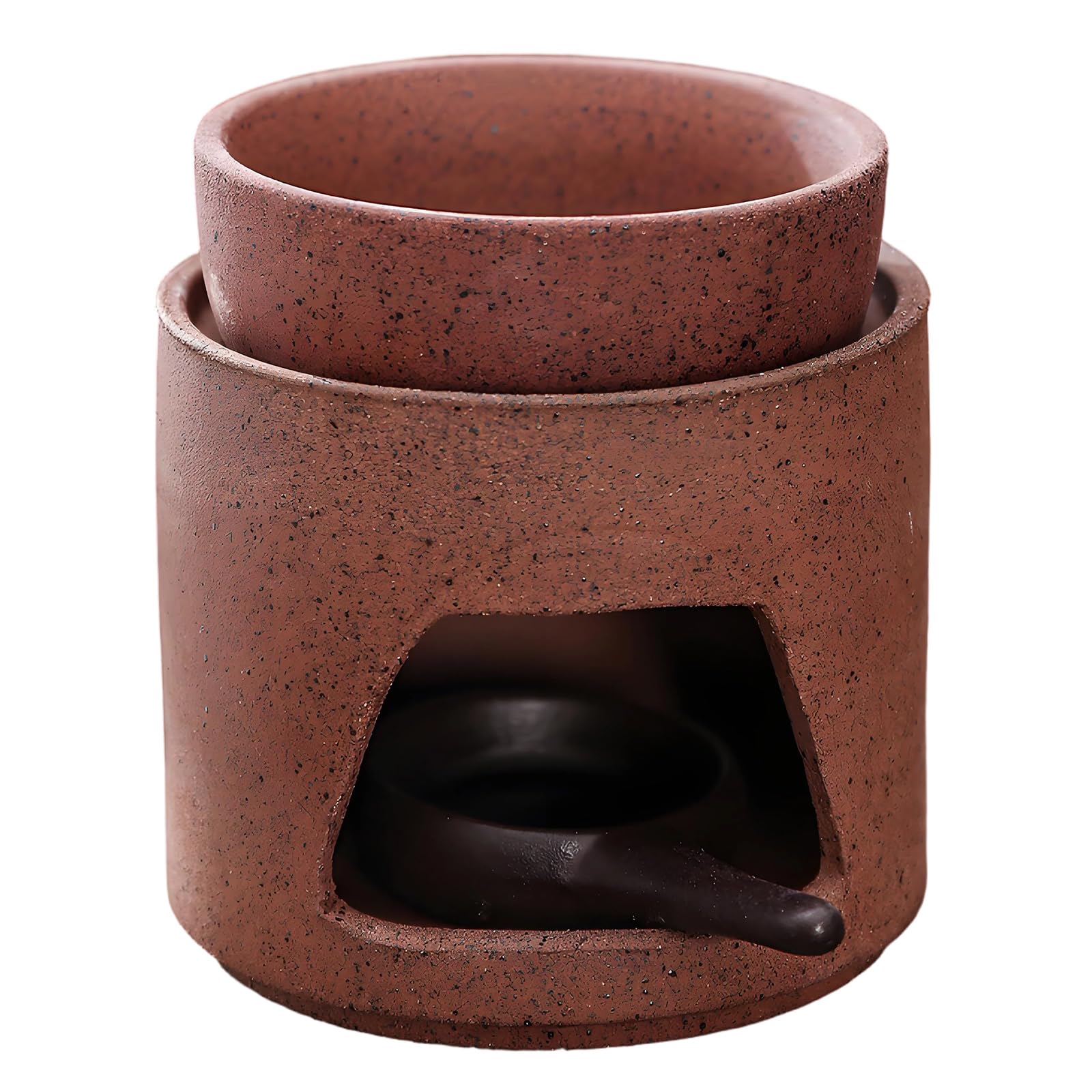 Ceramic Aromatherapies Diffuser Stove Set Multipurpose Essential Oil Burners Tealight Holder Spoon Home Decors Tealight Holder Ceramic Aromatherapies Meditations Waxes Melt Scented Waxes Melter