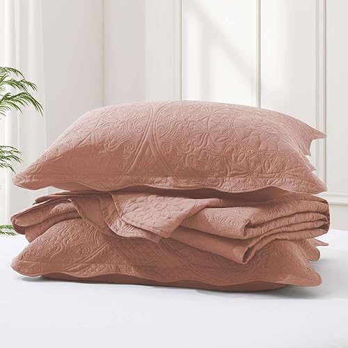 Vista 359 de IR Imperial Rooms - Juego de colcha individual (68 x 86 pulgadas) + 1 funda de almohada (20 x 26 + 2 pulgadas), 2 piezas, ligera, reversible