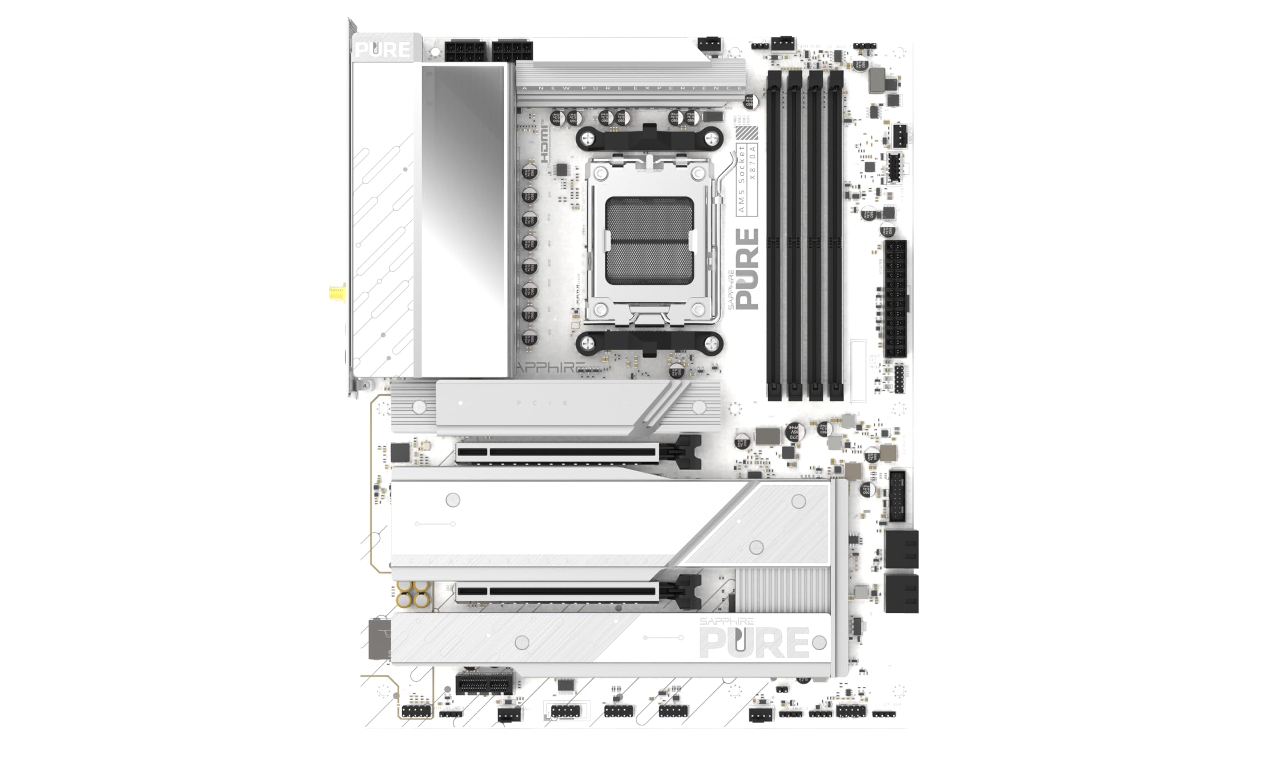 SAPPHIRE ANAKART AMD AM5 ATX PURE X870A WIFI7 52122-02-40G