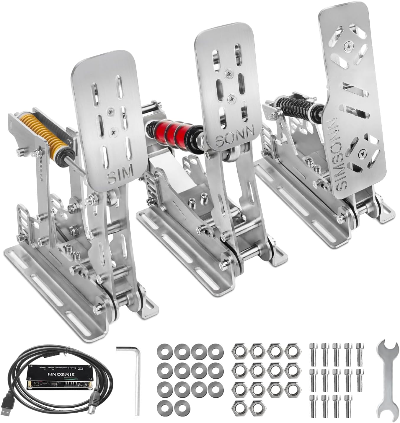 SIMSONN NEW PRO Pedals Sim Racing Pedals PC Racing Simulator Pressure