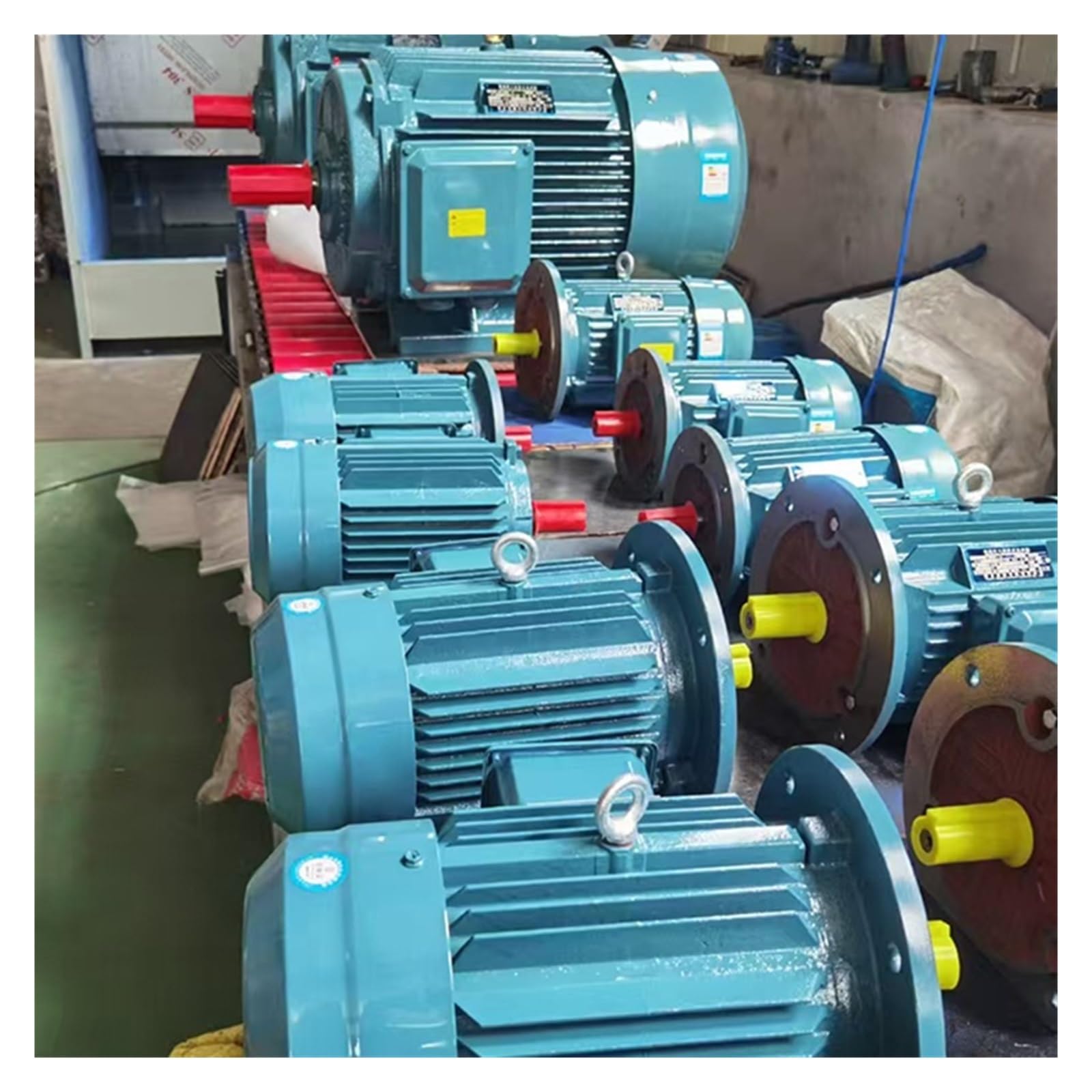 Moteur asynchrone triphasé de machines industrielles entièrement en fil cuivre(YE4-90S-6/0.75KW)