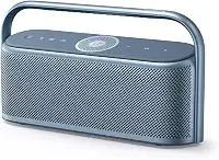 Soundcore Motion X600 da Anker Caixa de Som Portáteis Bluetooth, Áudio Espacial Hi-Res, 50W Sem Fio, IPX7 à Prova D'Água, Pro EQ, Entrada AUX, Ideal para Casa, Escritório, Quintal e Banheiro, Azul