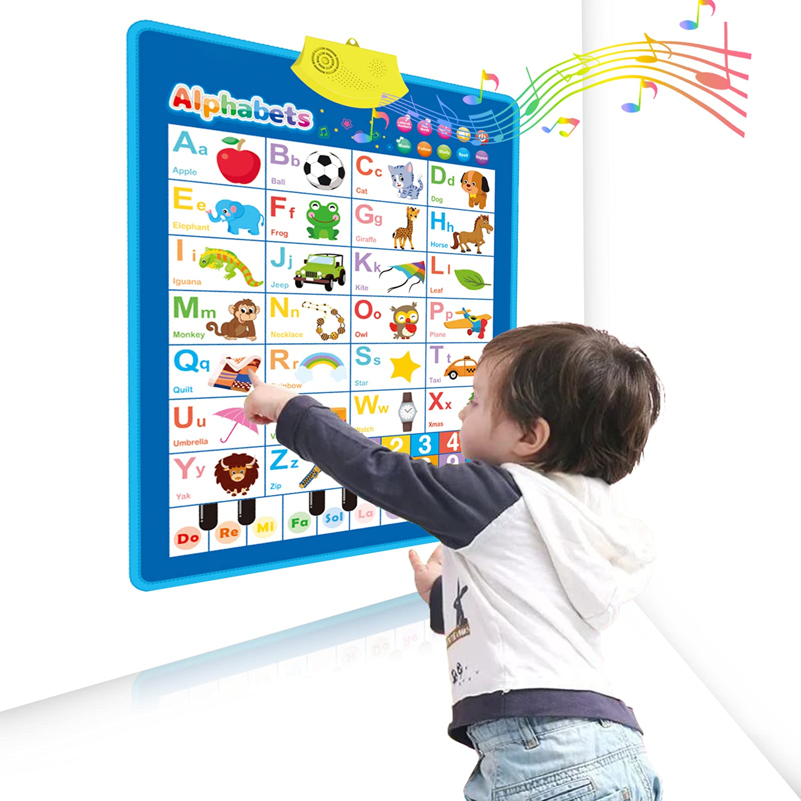 Buy Whoopie Electronic Interactive Alphabet Wall Chart, Talking ABC