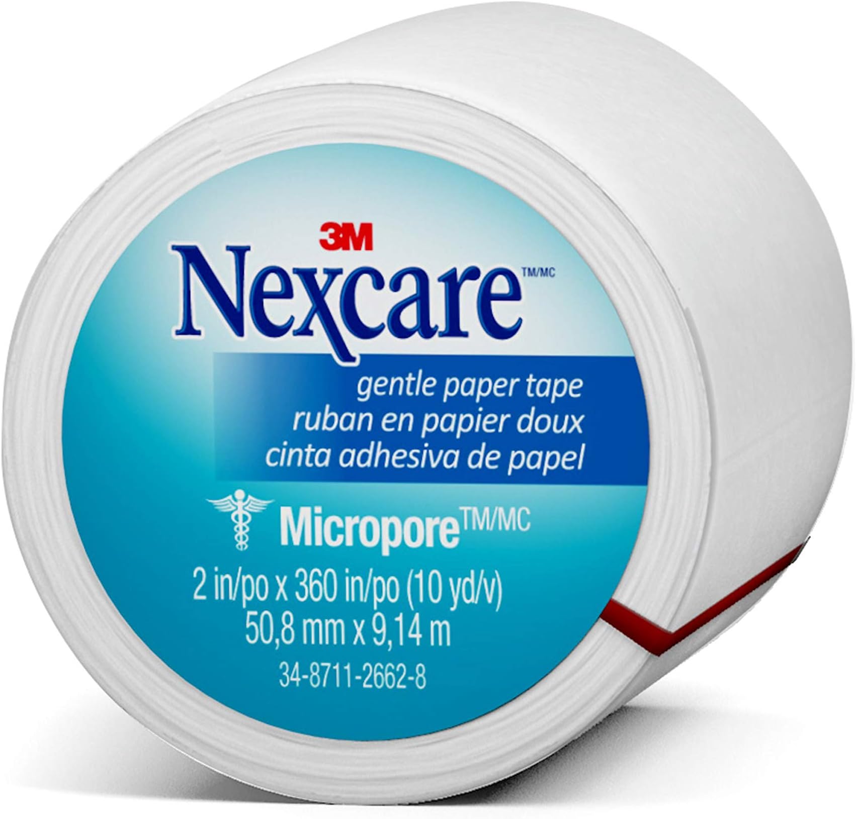 Nexcare Gentle Paper First Aid Tape, Breathable, 2 Inch X
