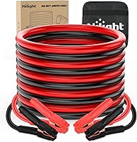 Nilight 0 Gauge 30FT Heavy Duty Jumper Cables 1000A Booster Cables CCA with Bag for Trucks SUVs RVs Vans
