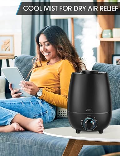 Miniatura 2 de Humidificadores de niebla fría para dormitorio de llenado superior silencioso ultrasónico humidificador de aire sin filtro para oficina plantas