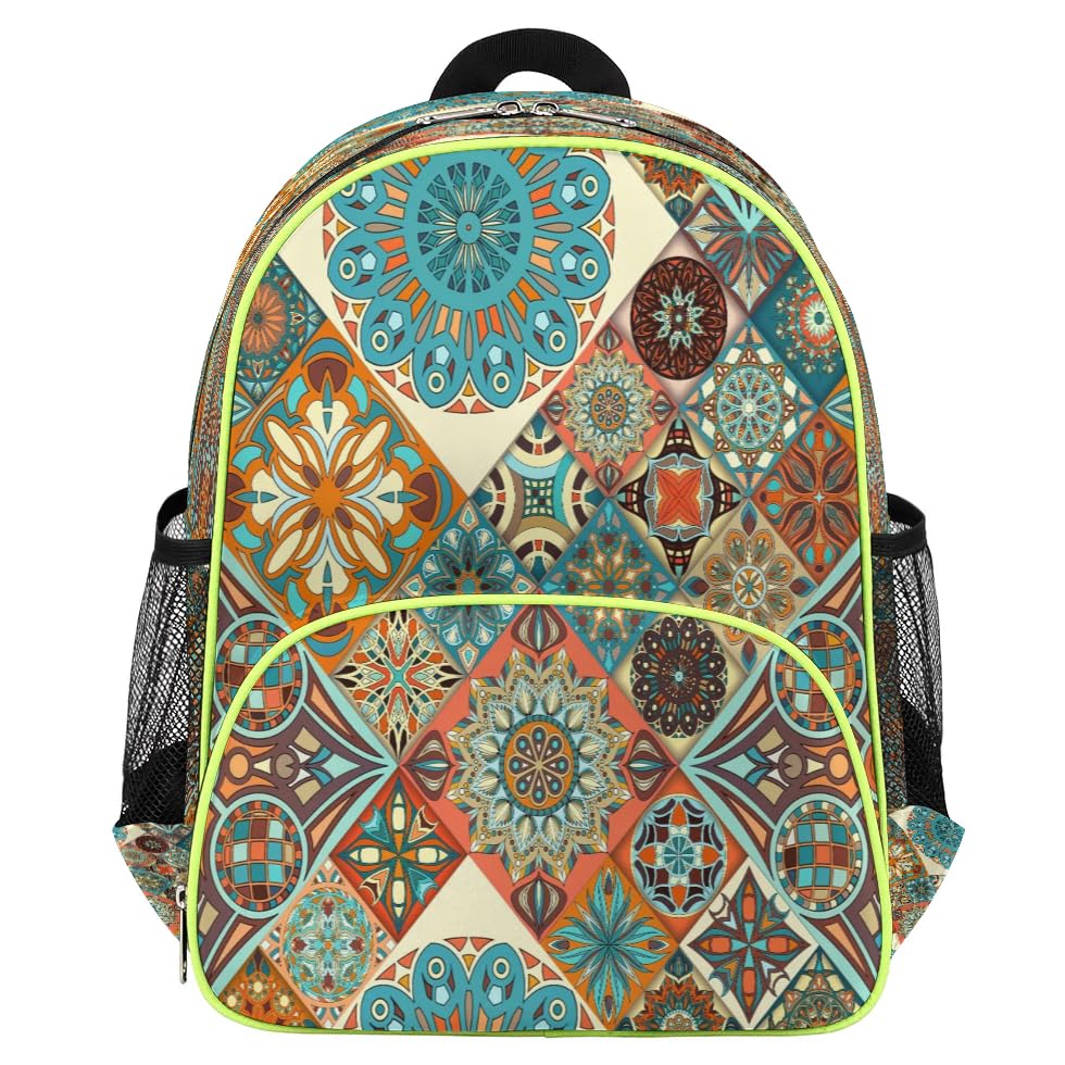 Sac à dos mexicain Talavera fille garçon grand sac école voyage