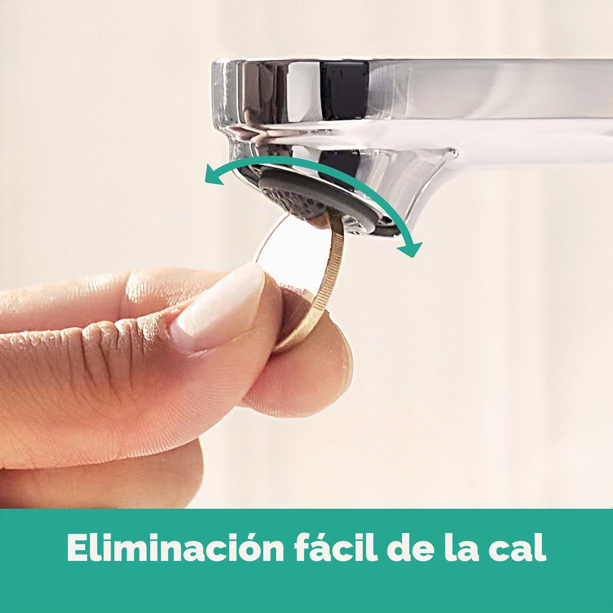 hansgrohe Rebris S - grifo lavabo de agua fría sin desagüe, grifo monomando lavabo 84 mm, mezclador monomando lavabo ahorro de agua (EcoSmart), cromo, 72503000