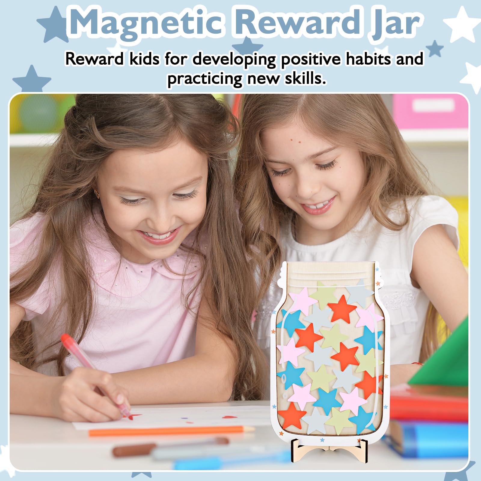 Snapklik.com : Reward Jar Magnetic, Classroom Reward Jar For Kids ...