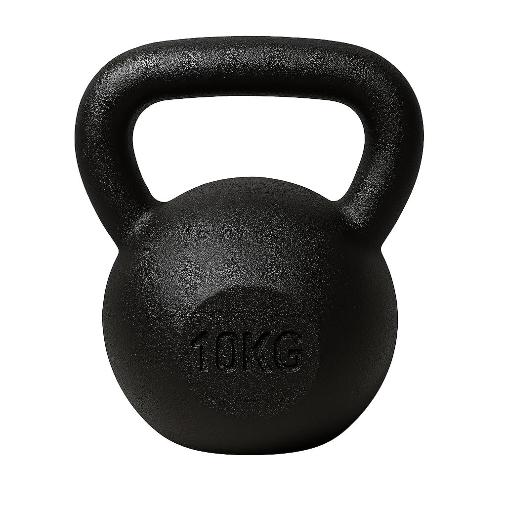 Cast Iron Kettlebell Weight Exercise Home Fitness Workout Multi Gym 4-20kg | Kettlebell Adjustable/Cast Iron/Protective Base Solid Smooth for Strength Training, Home Gym (4, Kilograms)