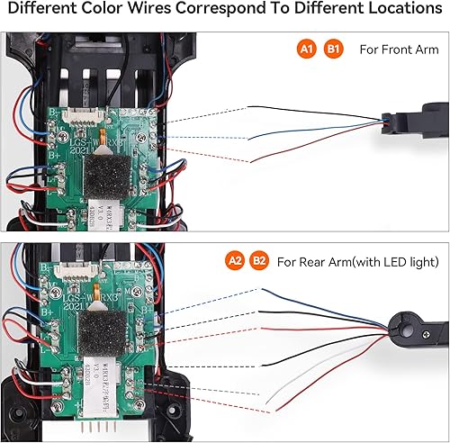 Miniatura 4 de Bwine Piezas de repuesto originales del brazo del drone F7MINI (motor incorporado), piezas de reparación Accesorios para drones para F7MINI (parte