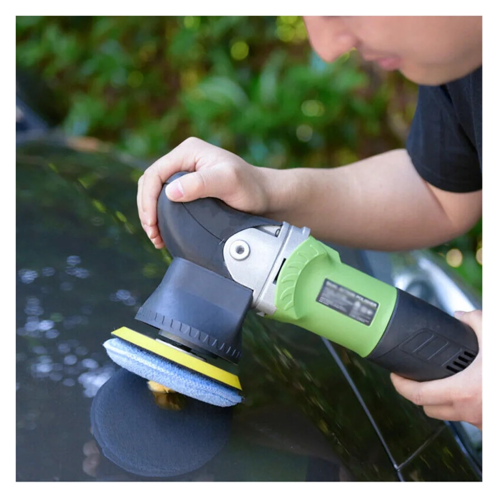 24-teiliges Autowachs-Polierset mit 12,7 cm (5 Zoll) Reinigungspads aus Mikrofaser zur Staubentfernung und Autopflege