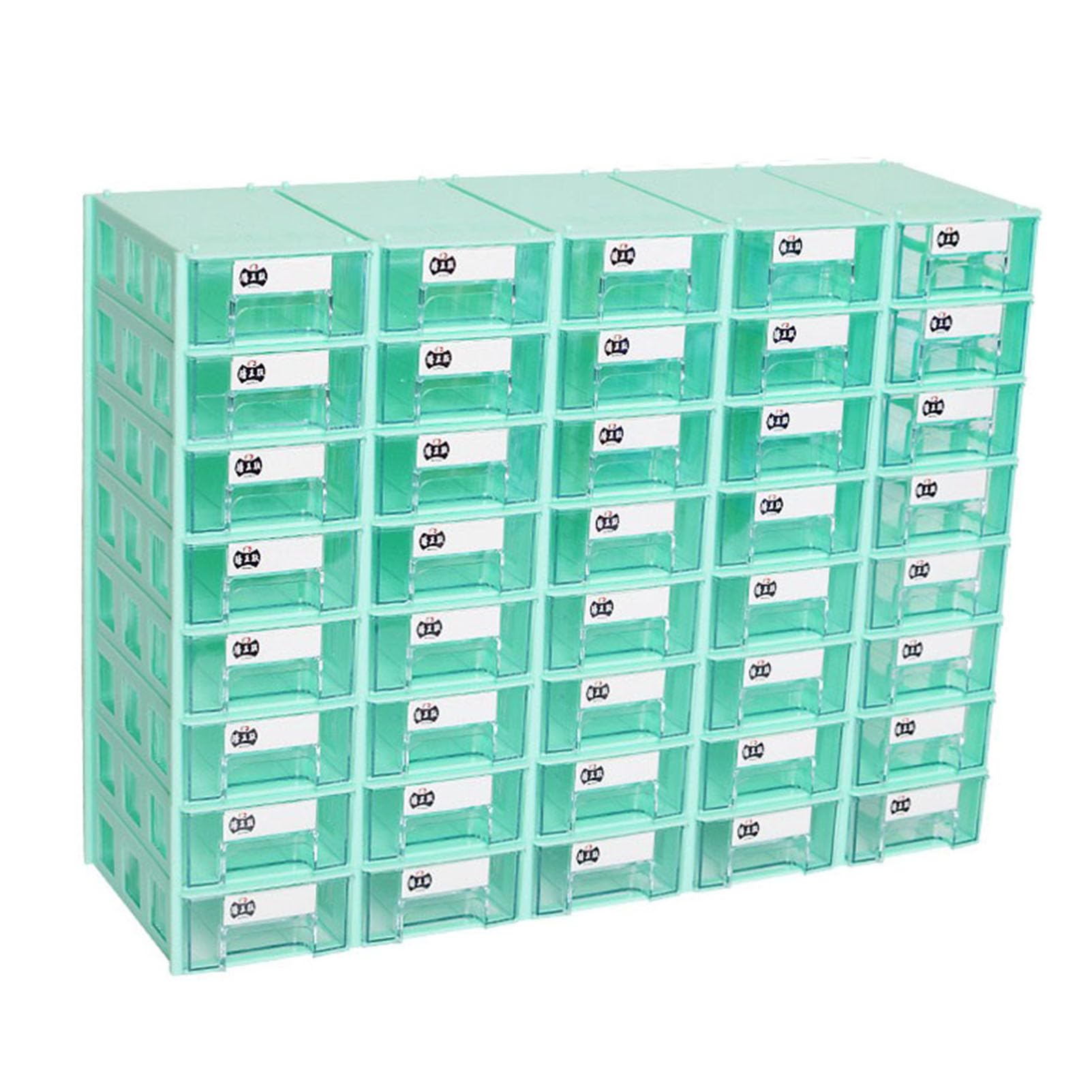 Der nizer: Sistema de Almacenamiento de 40 Piezas para Cuentas, Tuercas, Tornillos y Manualidades; una Caja de Herramientas Plegable Adecuada para el hogar, la Cocina, la Oficina y proyectos
