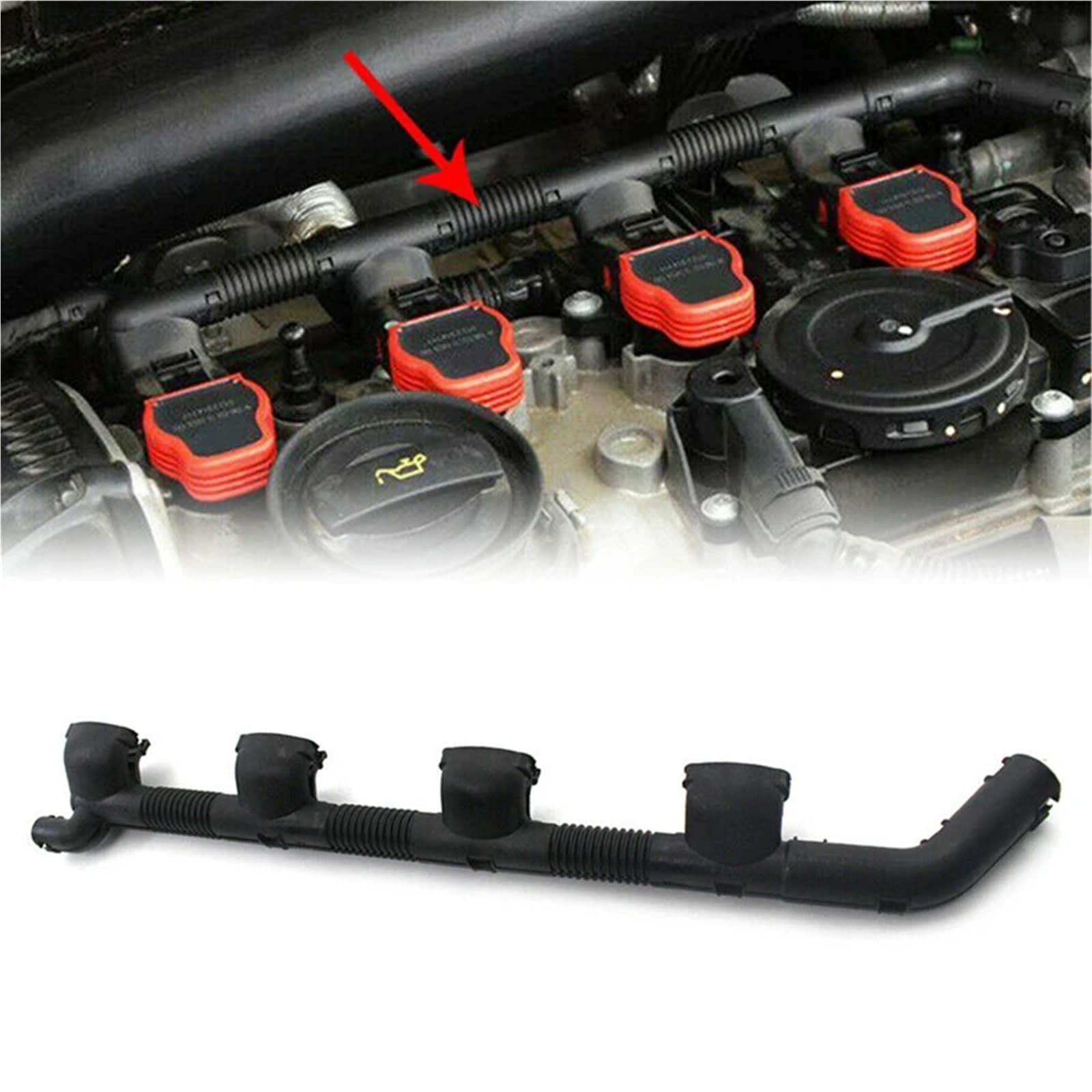 cewka silnika Do Audi A3 Q3 VW CC Skody Cewka zapłonowa Wiązka przewodów silnika Czarny Czerwony 06J971824B(Black)