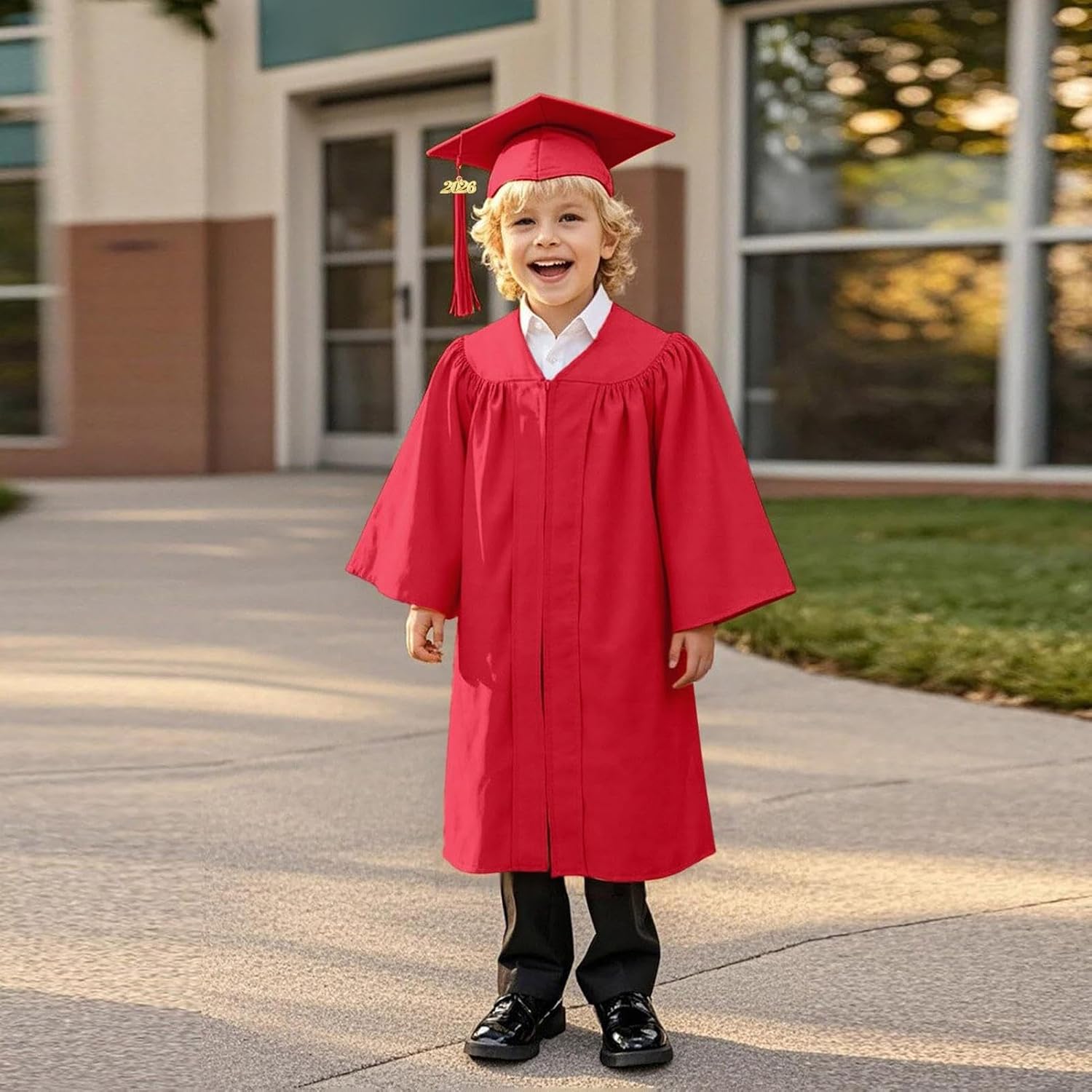 Kindergarten Graduation Gown Set, Graduation And Outfit For Boys Girls, School Ceremony Class Photos Celebration Party