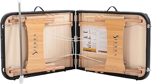 Miniatura 3 de SierraComfort - Camilla de masajista portátil color negro