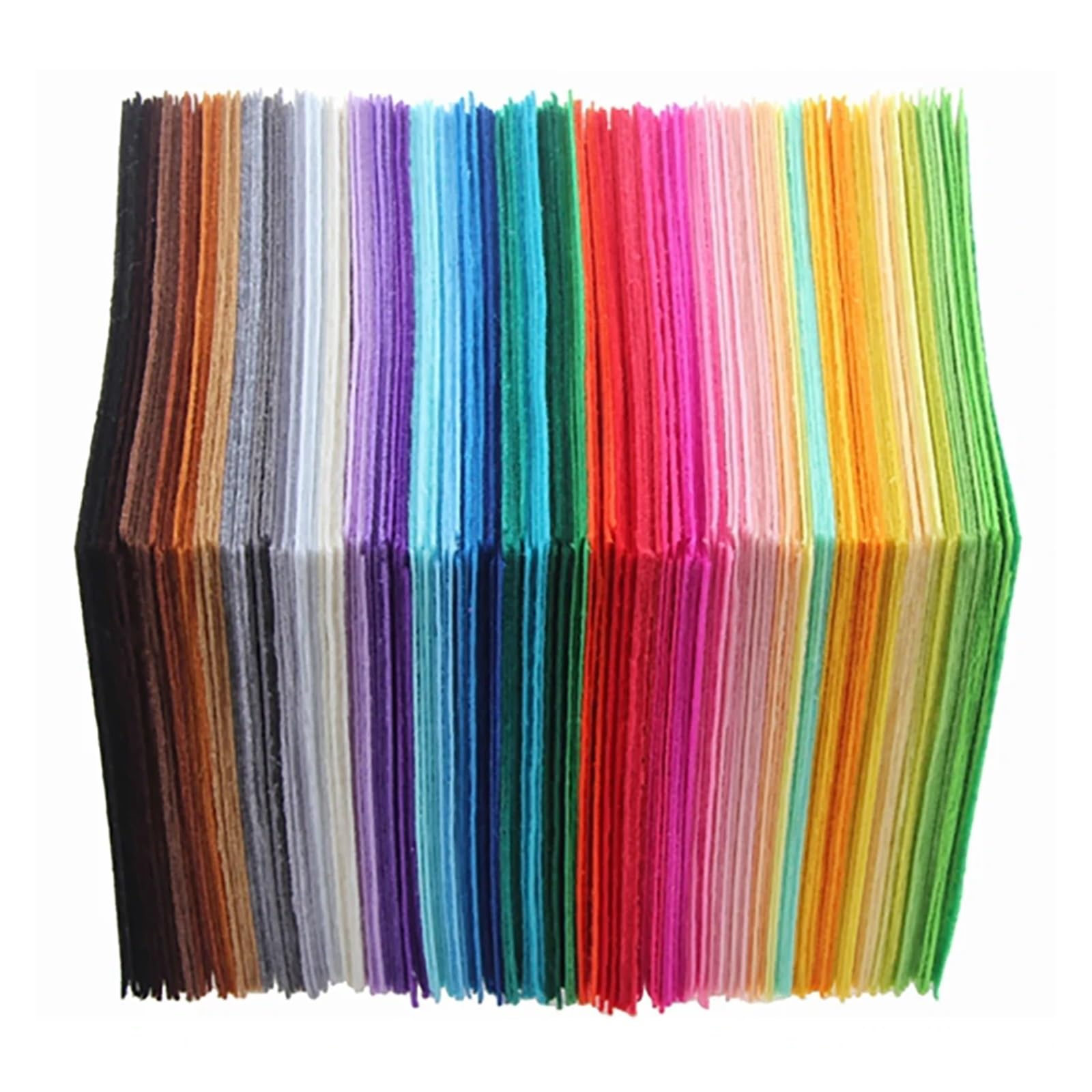 OZLCUA Tissu En Feutre Lot de 40 pièces feutrine douce et non tissée 15 x cm for loisirs créatifs couture. Couleurs assorties