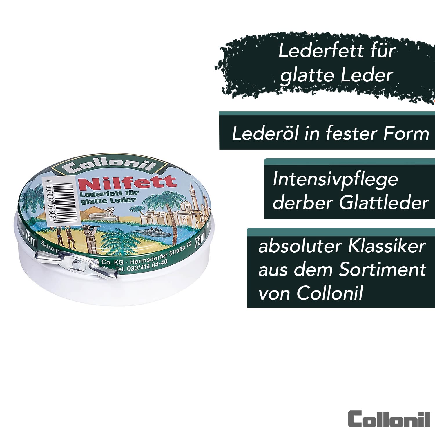 Collonil Nilfett 6083000000 pasta do butów gładka 75 ml