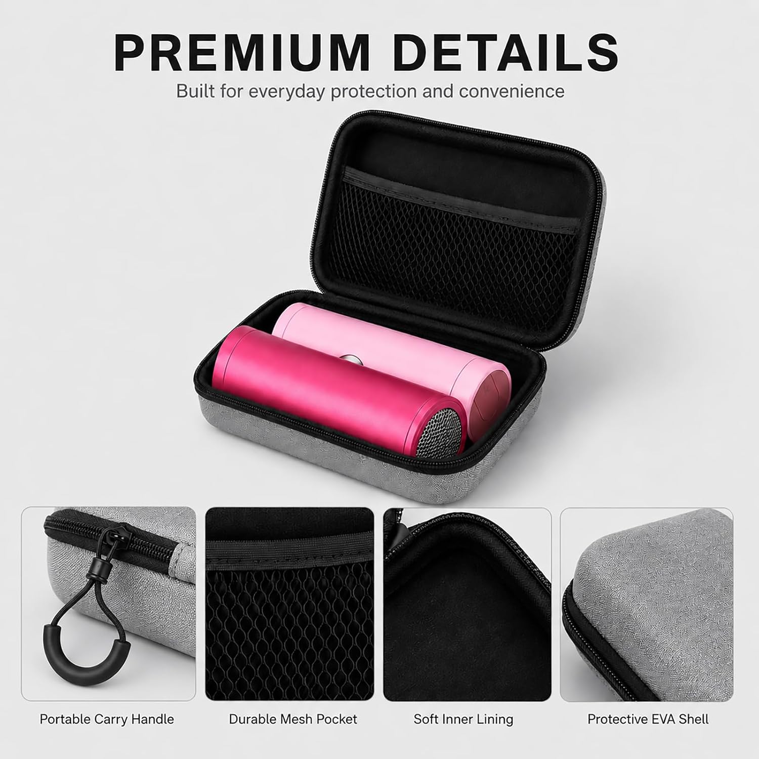 Hard Carrying Case Compatible with Shark ChillPill Grey