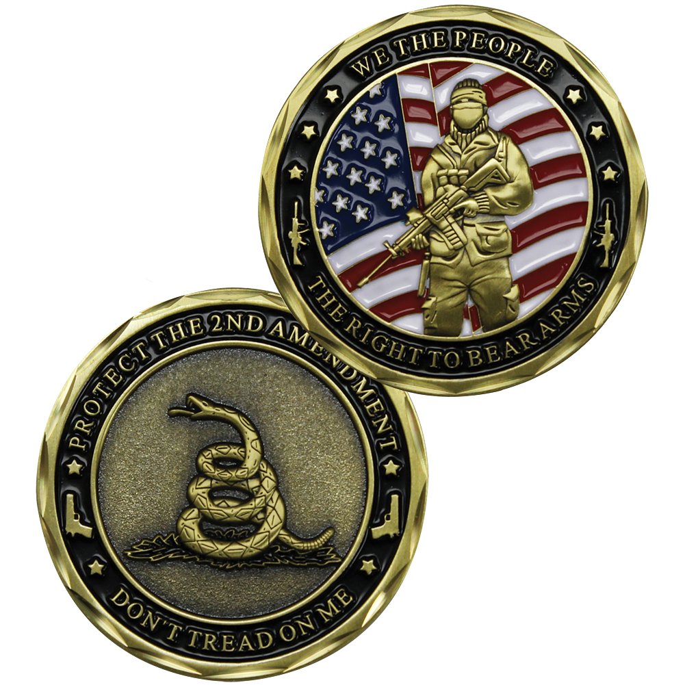 2ND Amendment We The People, The Right To Bear Arms Challenge Coin