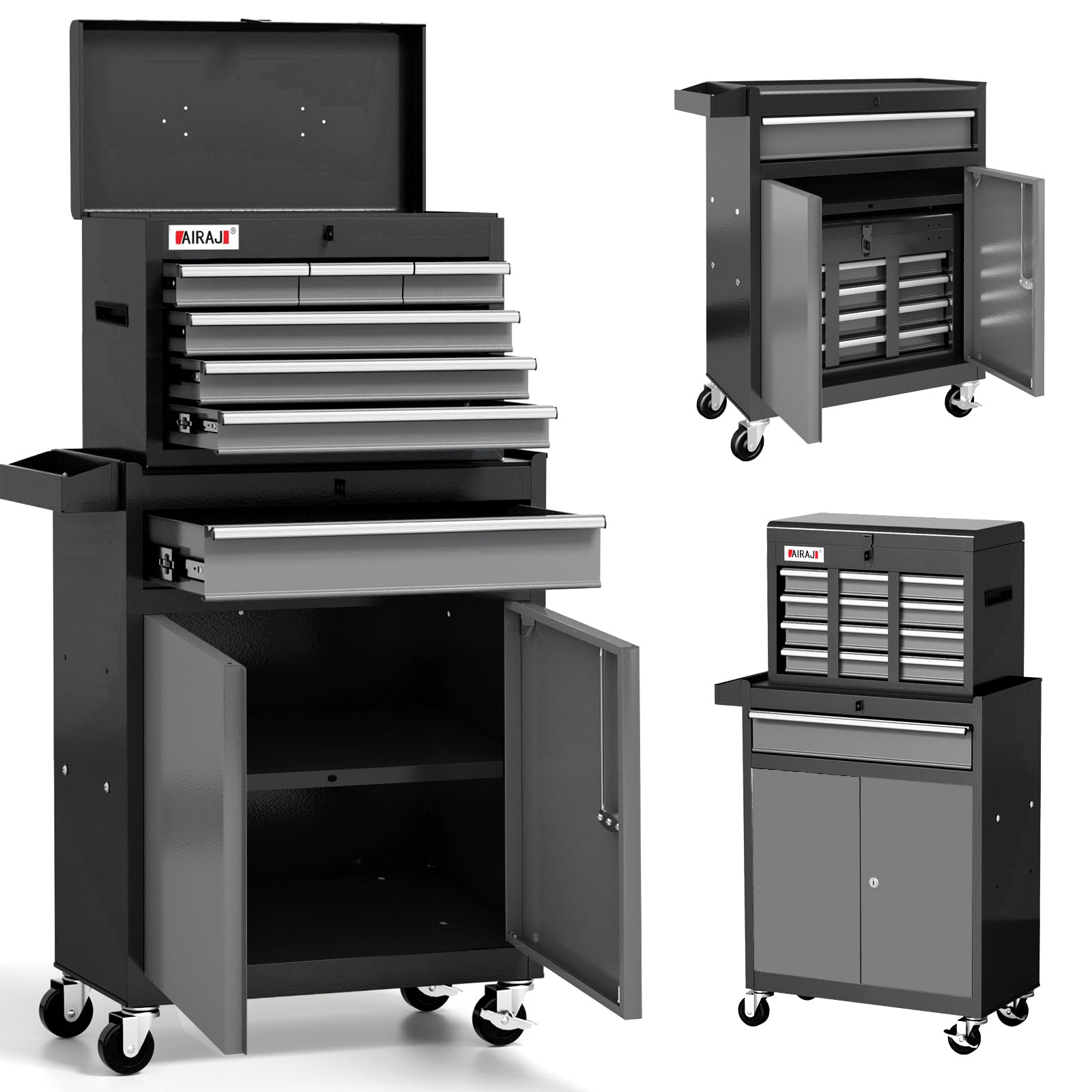 AIRAJ Tool Chest 7-Drawer, Heavy Duty Tool Chest on Wheels