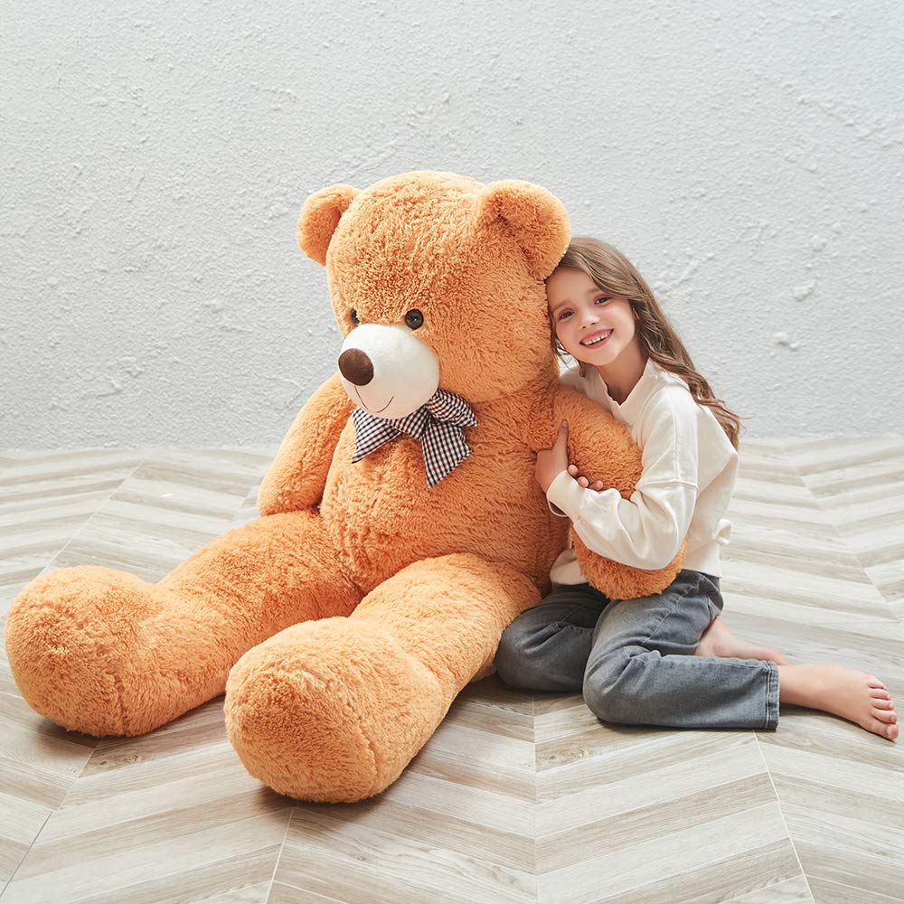 MorisMos Giant Teddy Bear Stuffed Animals Plush Toy for Girlfriend Kids Christmas Valentine's Day Birthday 55 Inches