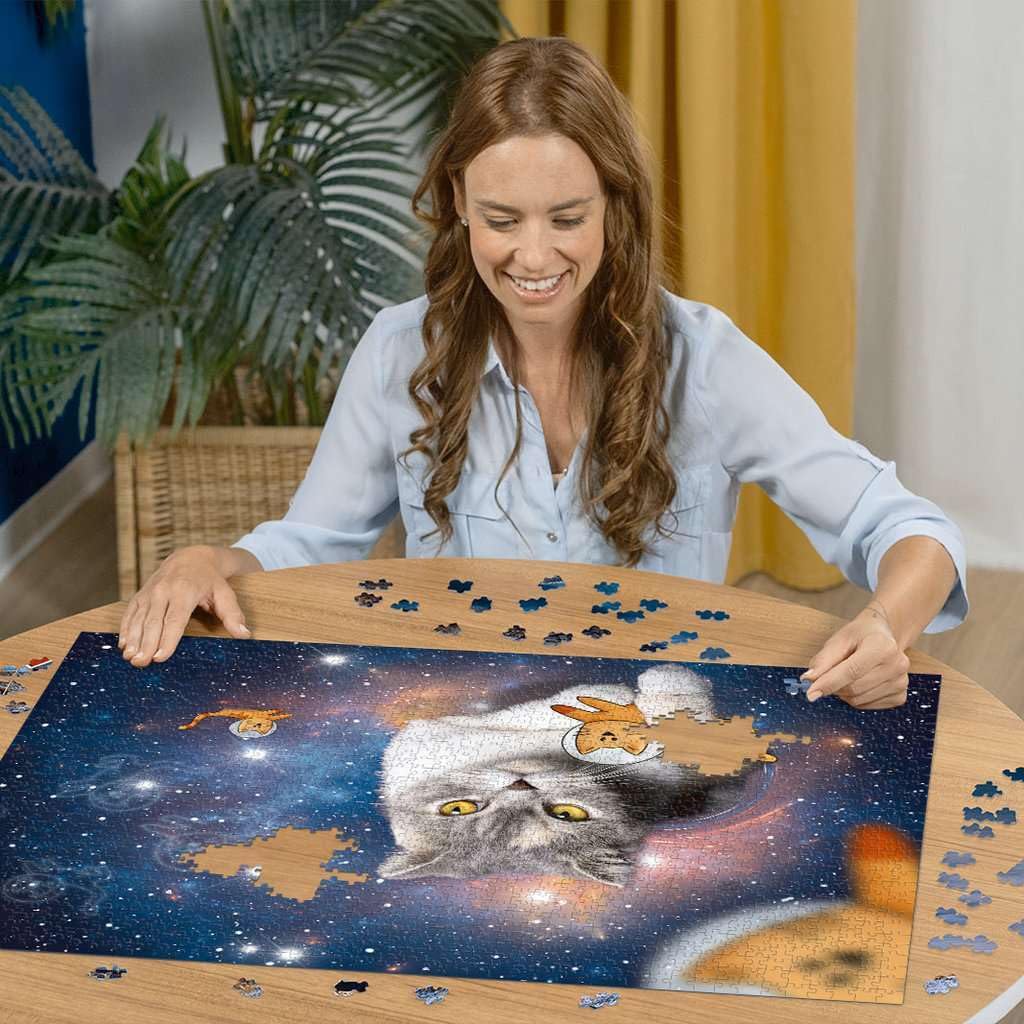 Ravensburger - Cat in Space Puzzle, 1500 Pieces, Adult Puzzles, Black, 80 x 60 cm - Image 3