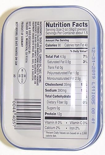 Miniatura 2 de Trader Joe's Farm - Trucha ahumada criada sin piel en aceite de canola - (paquete de 3)