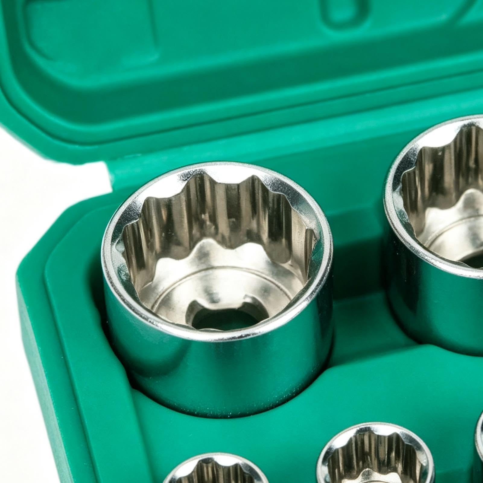 Set Di Chiavi A Standard Kit di attrezzi per riparazione a 12 punti con | Set Bussole Con Attacco Per Riparazioni In Ambito Domestico, Garage, Officina, Auto, Moto, Camion E Industriale