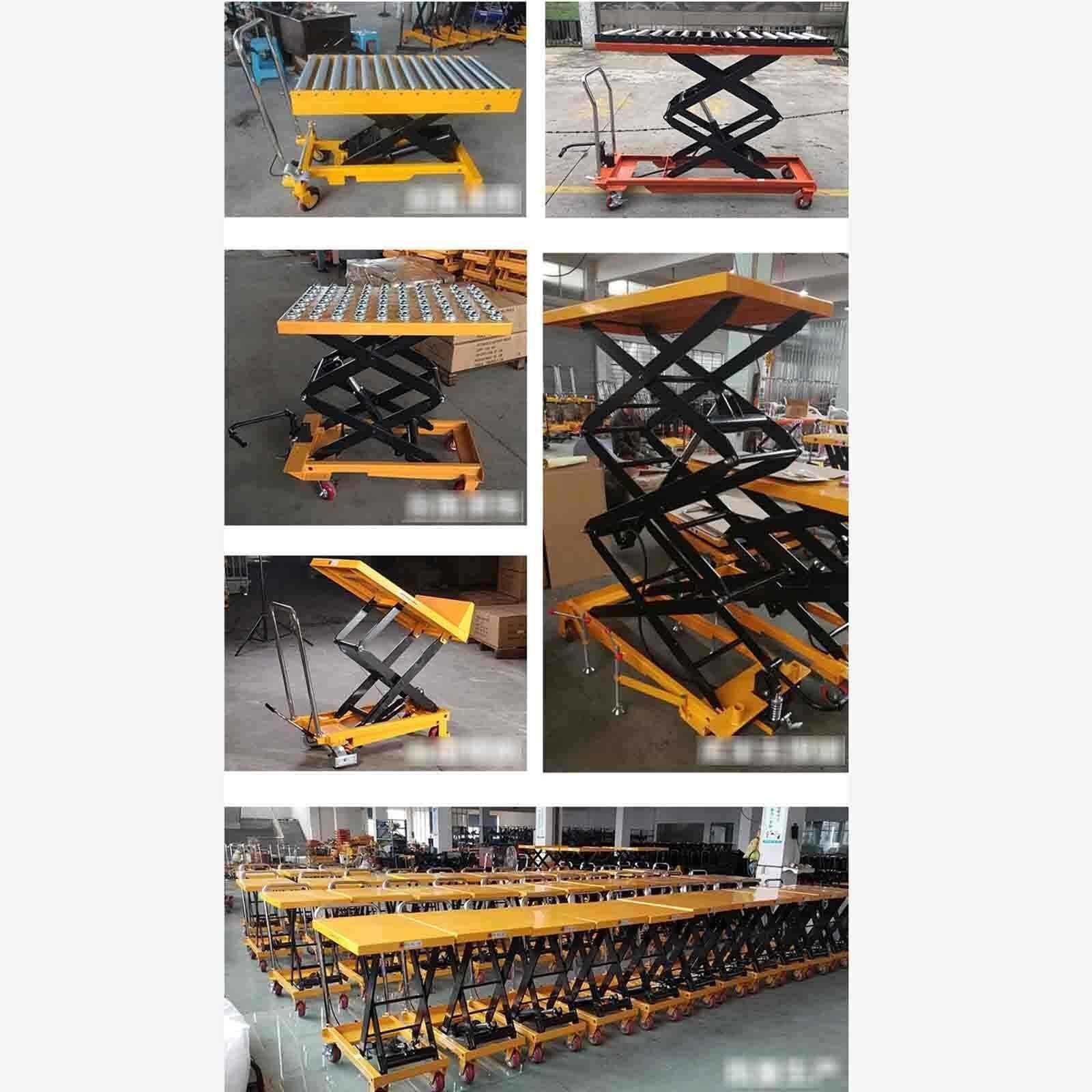 Elevador hidráulico con pedal | Herramienta de altura ajustable para elevación fácil | Ideal para talleres, garajes y uso doméstico (800 kg, 1,5 m)