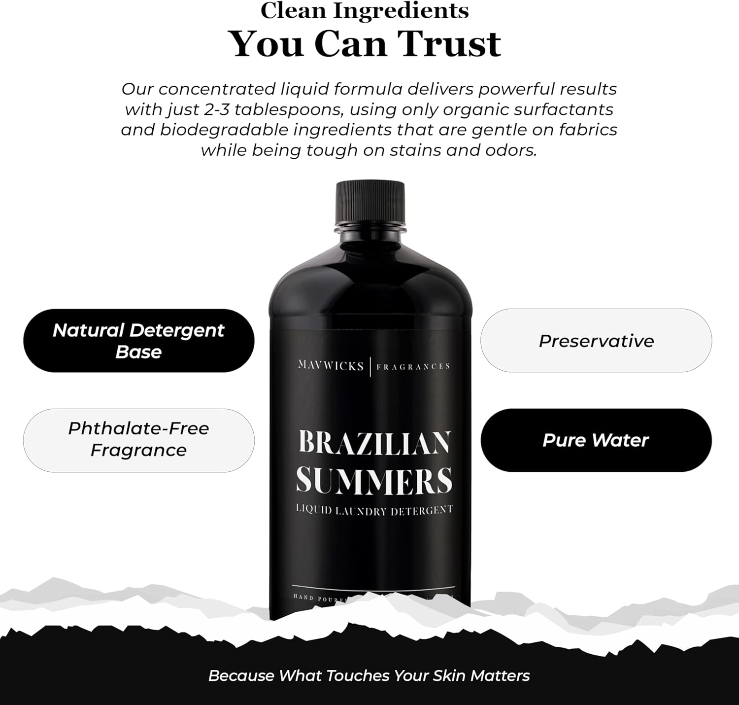 Laundry Liquid Detergent (Brazilian Summers) - 32 Oz Laundry Perfume Bottle for Men & Women, Stain & Odor Remover, Deep Clean, Long-Lasting Fragrance and Freshness for All Fabrics - Image 7