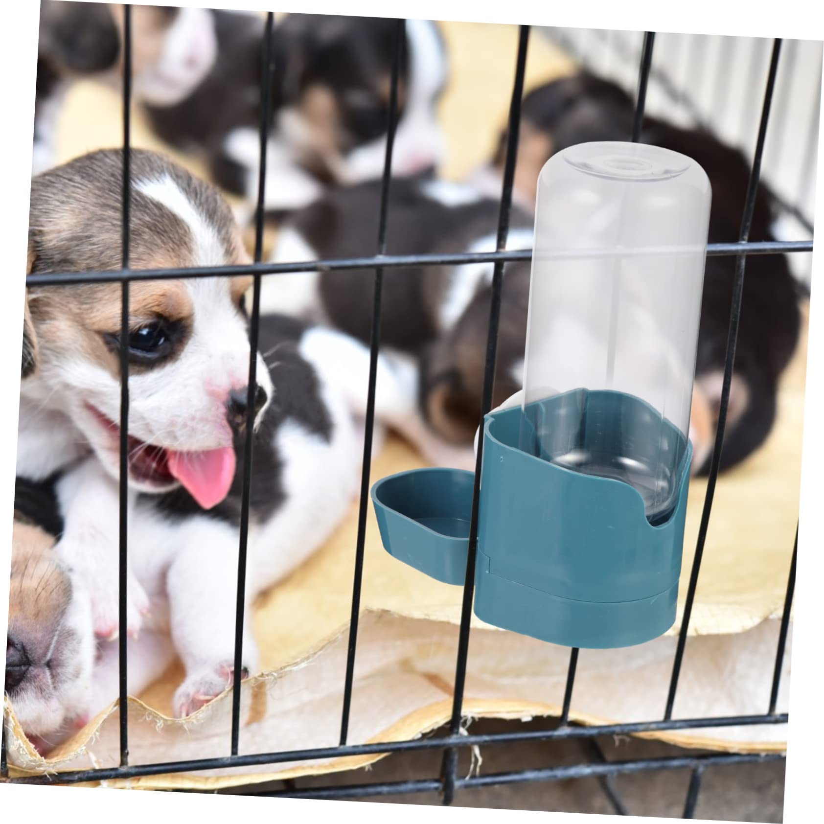 Mikikit Pet Water Dispenser Hanging Large Water Dispenser for Dogs Automatic Refill Rabbit Feeders for Cages