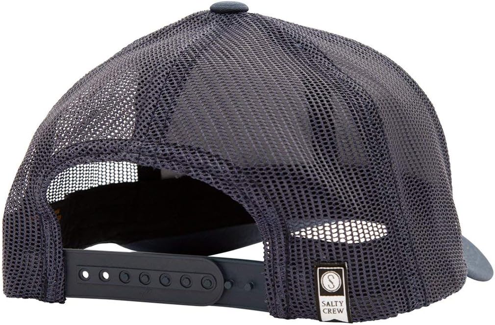 Salty Crew Shark Logo Retro Trucker Hat - Unisex Adjustable Baseball Hat for Adults - Premium Cotton - Image 2