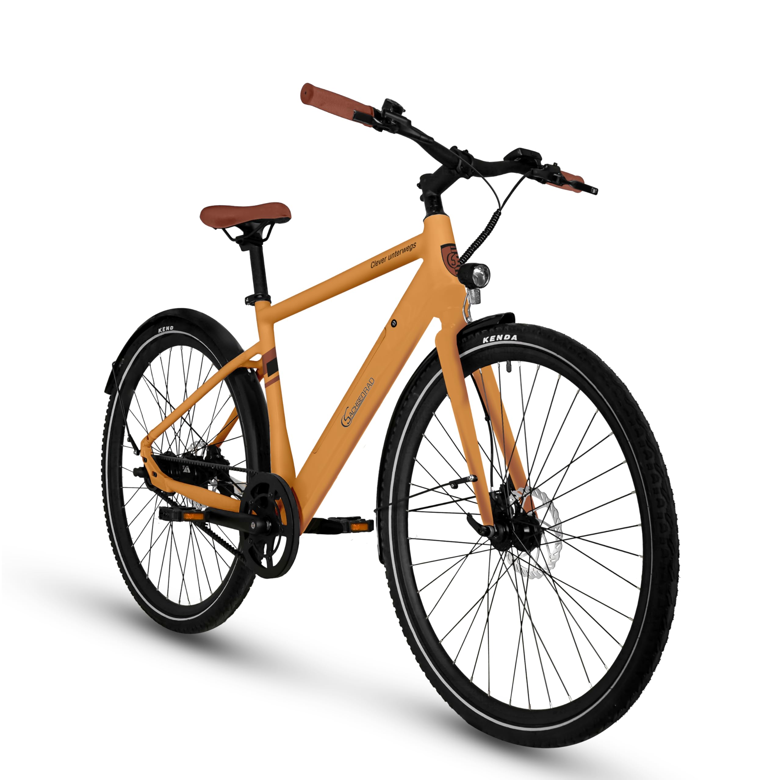 Allrounder Urban Trekking Vélo électrique C3T avec capteur de couple d'entraînement par courroie | 28 pouces 18 kg Vélo électrique Pedelec ultra léger pour homme et femme
