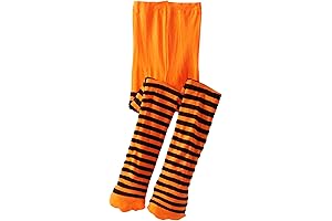 Striped Tights: Vibrant Accents for Little Fashionistas