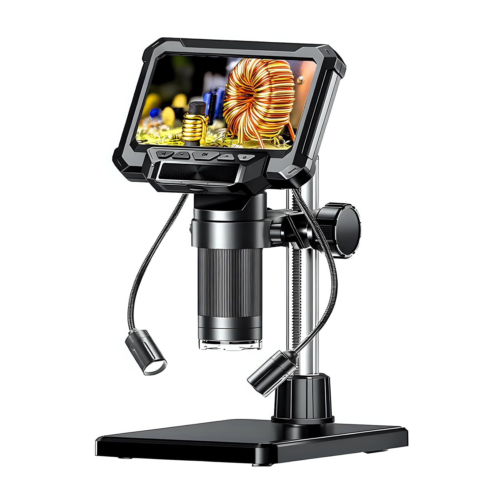 Microscope numérique USB à zoom 1000x portable écran 10,9 cm pour observation